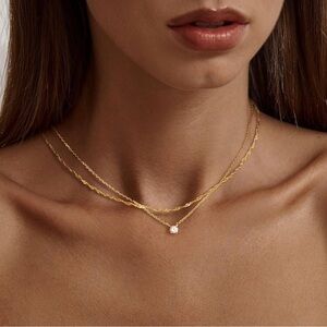 Homemade 14k Gold Plated Choker Necklace For Women